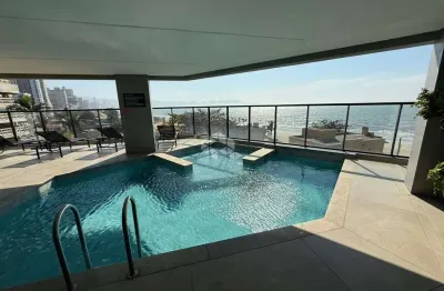 Apartamento com três suítes frente mar no pereque em porto belo sc