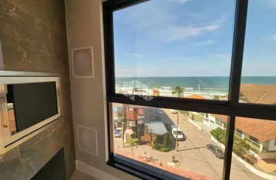 Apartamento frente mar com três suítes em bombas bombinhas sc