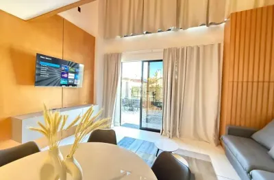 Apartamento garden finamente mobiliado no canto grande em bombinhas sc