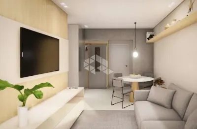 Apartamento de 01 dormitório com sacada e churrasqueira na planta  à venda em camobi santa maria