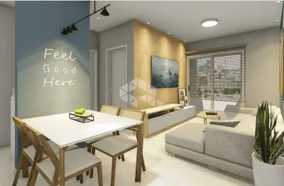 Apartamento de 02 dormitório com sacada e churrasqueira na planta  à venda em camobi santa maria