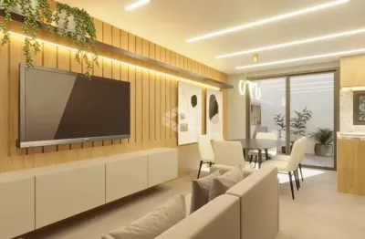 Casa em construção com 03 quartos e 01 suíte  no terras de santorini em santa maria