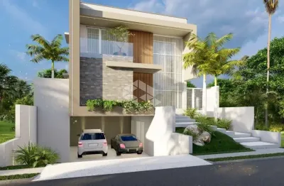 Casa em construção a venda em condomínio fechado real park santa maria, 4 dormitórios 1 suíte, garagem para 2 carros, pé direito duplo