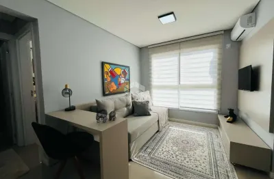 Apartamento com 01 dormitório mobiliado com vaga de garagem à venda no bairro camobi em santa maria