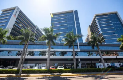 Sala comercial mobiliada no condomínio max plaza, marechal rondon / canoas, com 1 banheiro, uma vaga de garagem e ótima localização.