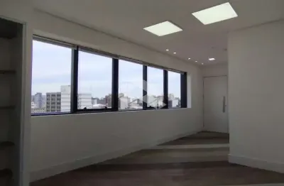 Sala comercial mobiliada no condomínio max plaza, marechal rondon / canoas, com 1 banheiro, uma vaga de garagem e ótima localização.