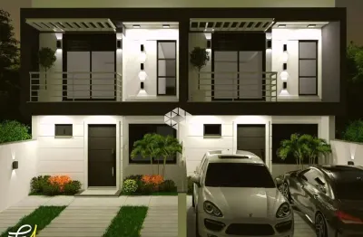 Casa sobrado novo, 3 dormitórios, 1 suíte, água quente, churrasqueira gourmet,  pátio frente e fundos. igara em canoas. aceita financiamento fgts