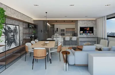 Apartamento no bairro nossa sra das graças, 03 dormitórios, sendo 01 suíte, home office, amplo living estar e jantar com sacada