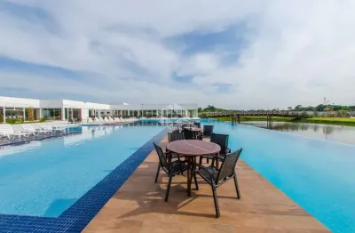 Terreno com 420m² privativos, condomínio  reservas  do lago, nova santa rita