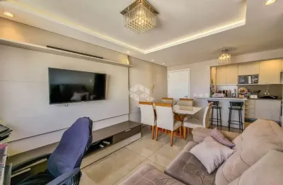Apartamento mobiliado com 76m² ,3 dormitórios sendo 1 suíte, cozinha com churrasqueira e lavanderia,  1 vaga de garagem coberta,  ao lado da havan