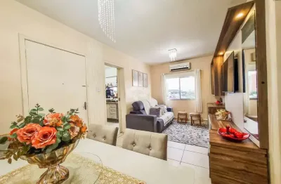 Apartamento 2 dormitórios, marechal rondon/canoas, semimobiliado, 1 vaga coberta, vista eterna livre. próximo park shopping.  financiamento e fgts