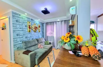 Apartamento semimobiliado de 3 dormitórios com vaga de garagem no moradas clube canoas, aceita financiamento e fgts
