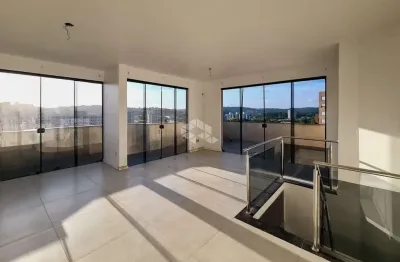 Cobertura com 3/4 dormitórios, suíte, sacada, terraço, elevador, vagas, piscina, quiosque. aceita financiamento. bairro vila rosa, novo hamburgo.