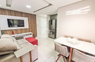Apartamento 2 dormitórios,mobiliado, scada, churrasqueria, vaga coberta, elevador, playground no bairro operário, nh. aceita financiamento, fgts
