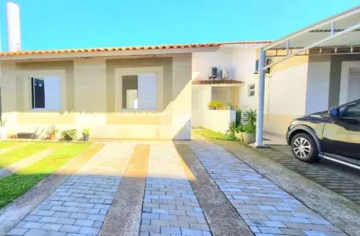 Casa com pátio em condomínio clube - 3 dorms, 2 vagas - bairro são josé, canoas