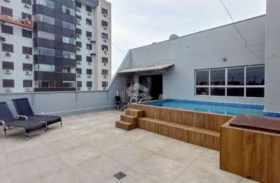 Apartamento cobertur 5 dormitórios, 1 suíte, piscina privativa, salão privativo, 2 vagas cobertas,marechal rondon/canoas. aceita financiamento e fgts.