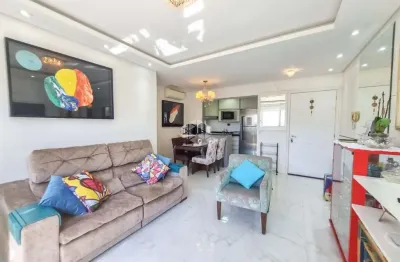 Apartamento mobiliado com 76m² ,3 Dormitórios sendo 1 suíte, cozinha com churrasqueira e lavanderia,  1 Vaga de garagem coberta,  ao lado da Havan