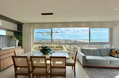Apartamento vista incrível para o mar e serra com 3 suítes!!!