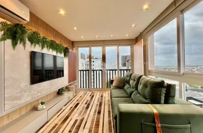 Apartamento com 93,90m² privativos, 03 quartos(sendo 01 suíte), mobiliado decorado, depósito, box garagem 02 vagas, navegantes, capão da canoa.