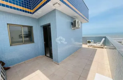 Cobertura 02 dormitórios, 146 m², livin 02 ambientes,churrasqueira,vista mar, infra, capão da canoa