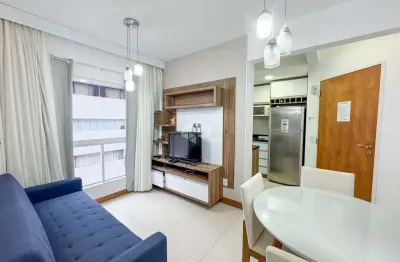 Apartamento de 1 dormitório mobiliado c/box vaga de garagem na navegantes em capão da canoa