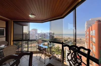 Apartamento com 3 dormitórios 2 suítes mobiliado com box/vaga de garagem no centro de capão da canoa