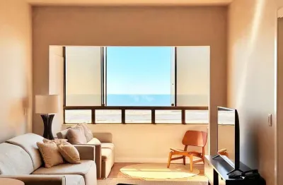 Apartamento com 2 dormitórios/quartos sendo 1 suíte mobiliado com vista mar em capão da canoa!