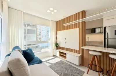 Apartamento  02 quartos/suítes, mobiliado e decorado, lavabo, no bairro zona nova, em capão da canoa.