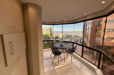 Apartamento de 3 suítes mobiliado com sacada vista mar eterna e box/vaga de garagem em capão da canoa