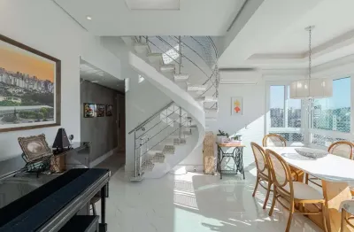 Cobertura duplex com 03 dormitórios 01 suíte com 03 vagas - petrópolis