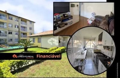 Apartamento com 2 quartos e 1 banheiro á venda no bairro sitio cercado, curitiba - pr por r$ 235.000