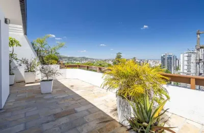 Cobertura imponente com vista panorâmica e piscina privativa na rua professor cristiano fischer