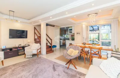 Casa em condomínio no brisas village - 220m² privativos, 3 dormitórios e 2 vagas - mário quintana, porto alegre