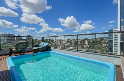 Cobertura à venda com 240 m2 com 3 quartos e  2 vagas  vista perene para o parque germania - predio com infraestrutura!!!