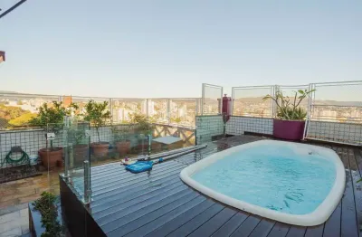 Cobertura petropolis 3 dor com suíte 2 vagas bairro petropolis