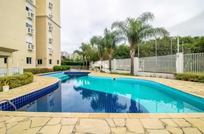 Excelente apartamento semi mobiliado de 02 dormitórios com 63 m² privativos e vaga coberta no bairro passo da areia em porto alegre