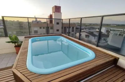 Cobertura duplex semi mobiliada com 2 dormitórios, 1 suíte e piscina  com vaga coberta  - jardim lindóia