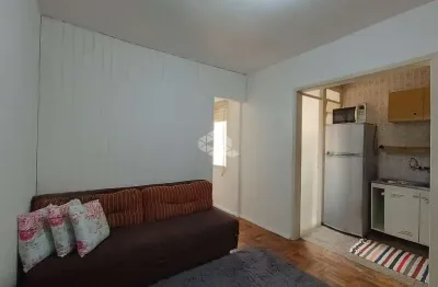 Apartamento semi-mobiliado com 1 dormitório sem vaga - passo da areia