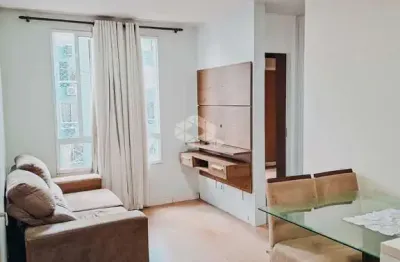 Apartamento semi mobiliado 2 dormitórios com vaga escriturada - morro santana