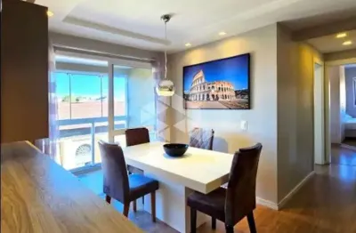 Apartamento a venda totalmente mobiliado,  2 quartos, churrasqueira e suíte, no condomínio Rossi Fiateci