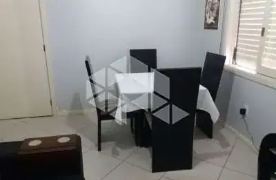 Apartamento de 1 dormitório, com vaga, no bairro higienópolis, semimobiliado, com split
