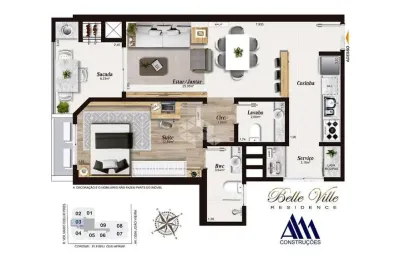 Apartamento com 1 quarto à venda na Rua Coronel Eleseu Guilherme, 1, Campinas, São José