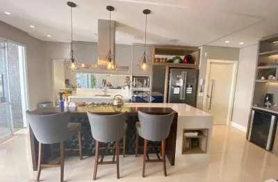 Excelente apto com125m², 3 suítes + lavabo, vaga dupla de garagem e hobby-box