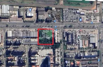 Terreno de 3.583,19m² na av sertorio bairro lindoia