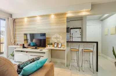 Apartamento semi-mobiliado, 2 dormitorios no bairro são geraldo