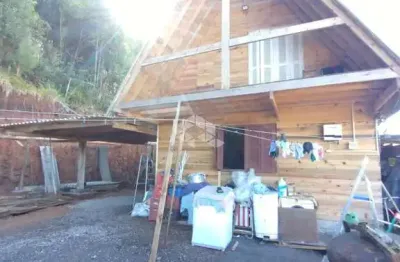 Terreno com 600m², cabana em construção e vista panorâmica - linha são josé, farroupilha/rs