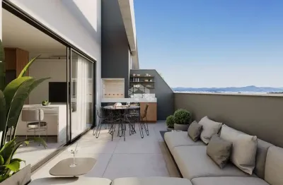 Apartamento com 2 dormitórios, sendo 2 suítes, 2 vagas de garagem no bairro saco grande em florianópolis/sc.