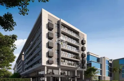 Apartamento mobiliado com 1 quarto 1 vaga de garagem no bairro saco grande em florianópolis/sc