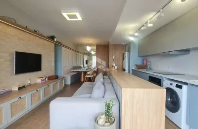 Apartamento semimobiliado com 3 quartos sendo 1 suíte e 1 vaga de garagem em barreiros são josé/sc