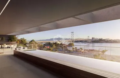Apartamento de luxo com 3 suítes e 2 vagas de garagem com vista para o mar no centro de florianópolis/sc
